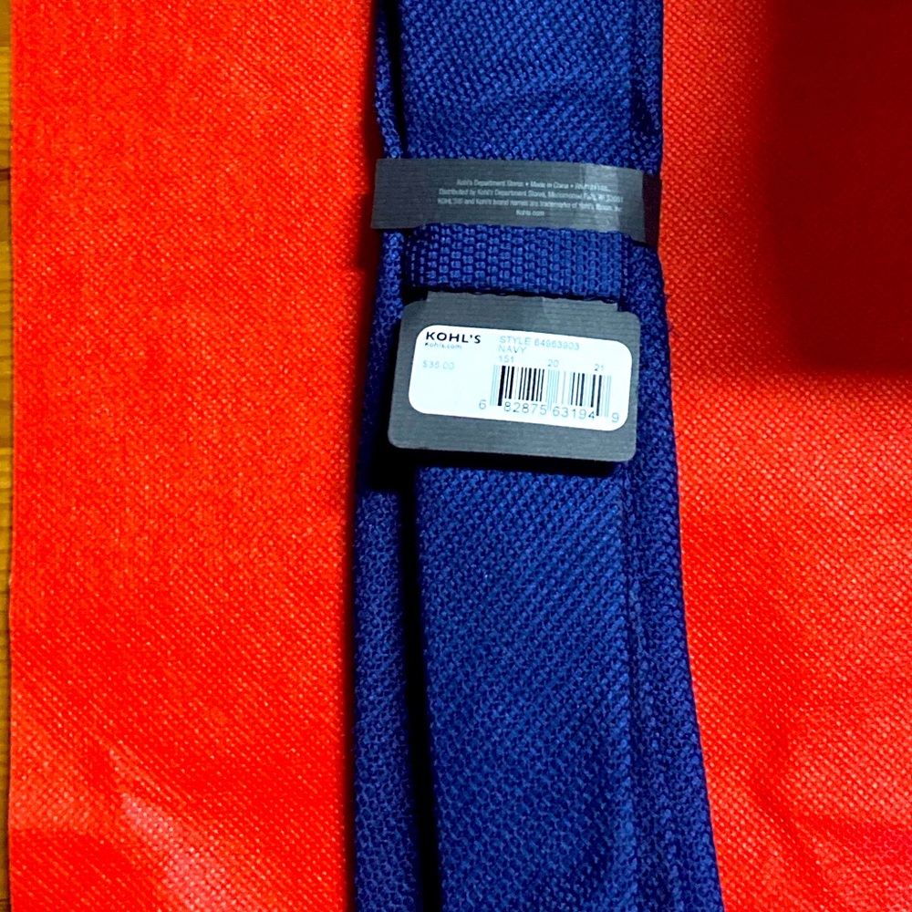 Medium blue mens tie